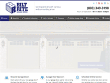 Tablet Screenshot of biltritegaragedoors.com